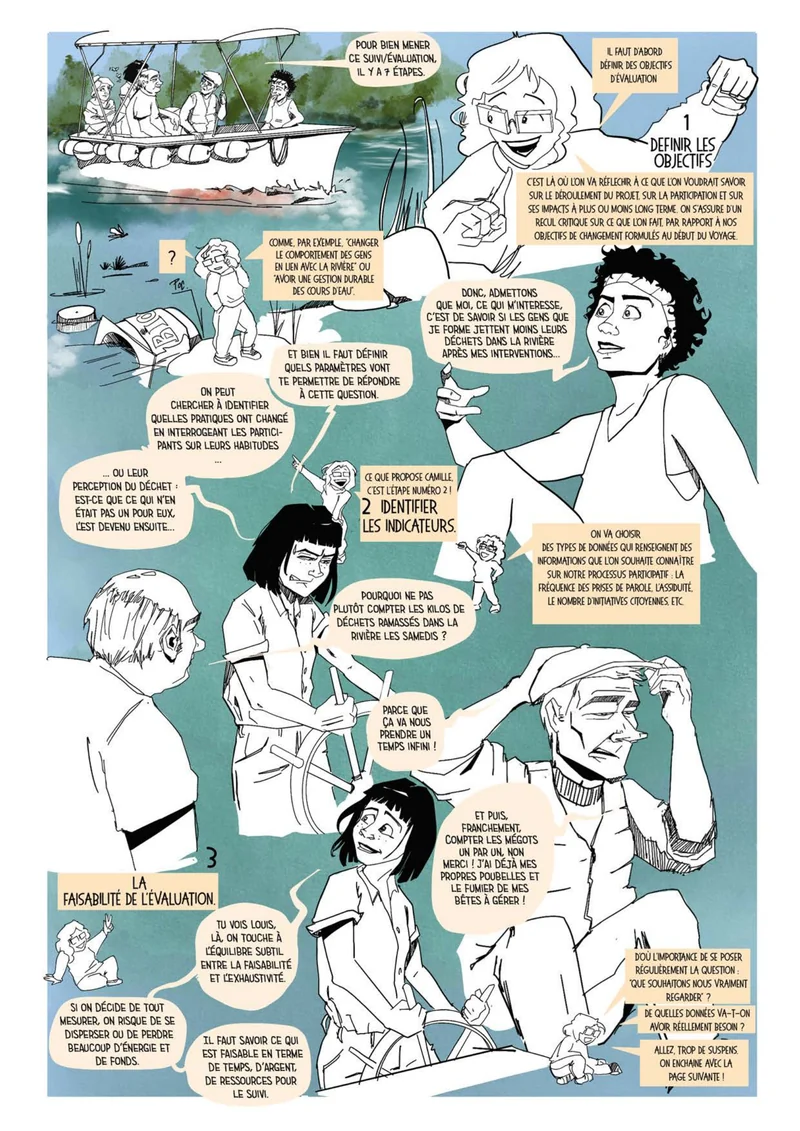 Page 13 de WANDA : discussions sur la berge.